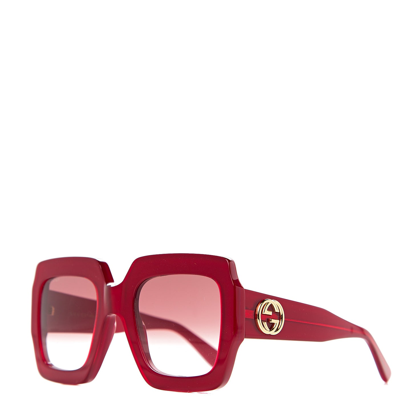 Square Web Frame GG0178S Sunglasses Red