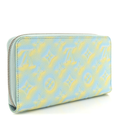 Louis Vuitton Empreinte Monogram Summer Stardust Zippy Wallet Water Green 3 of 10