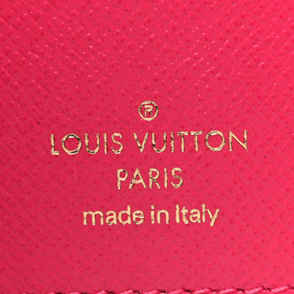 Louis Vuitton Damier Azur 2021 Christmas Animation Hollywood Victorine Wallet Fuchsia 7 of 9