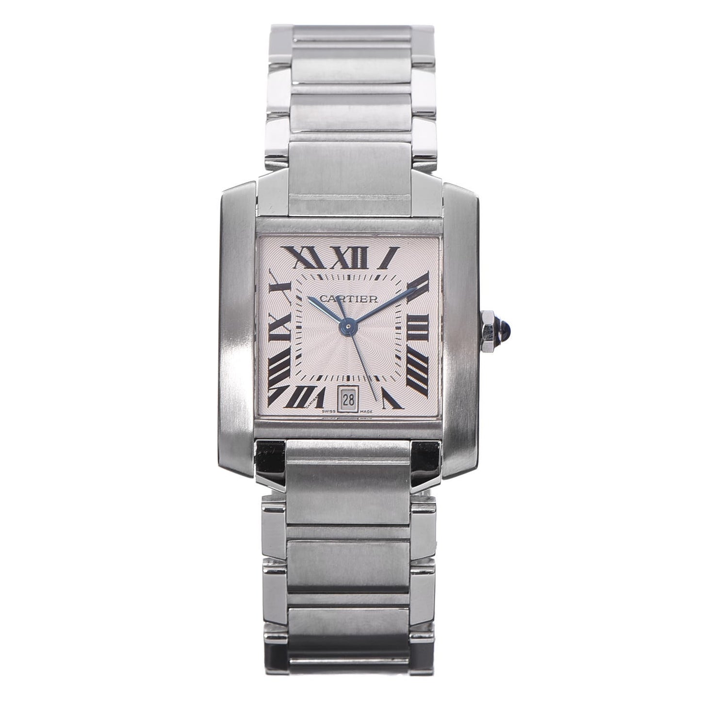 Stainless Steel 28mm Tank Francaise Automatic Watch