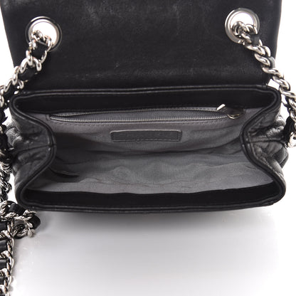 Chanel Washed Lambskin Mini Chain Around Messenger Black 5 of 10