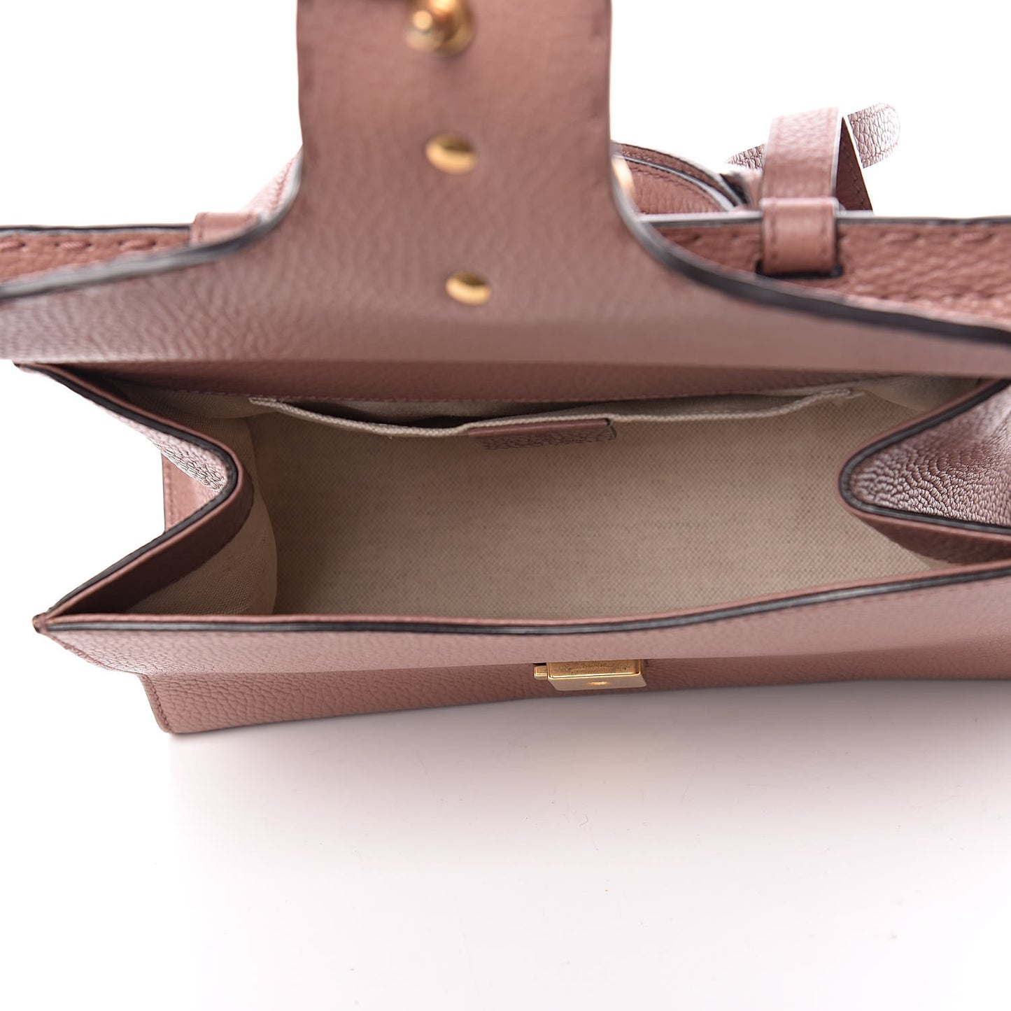 Calfskin Mini GG Marmont Top Handle Bag Rosy Phard