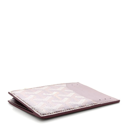 Goyard Goyardine Bourbon Zipped Card Holder Bordeaux 4 of 7