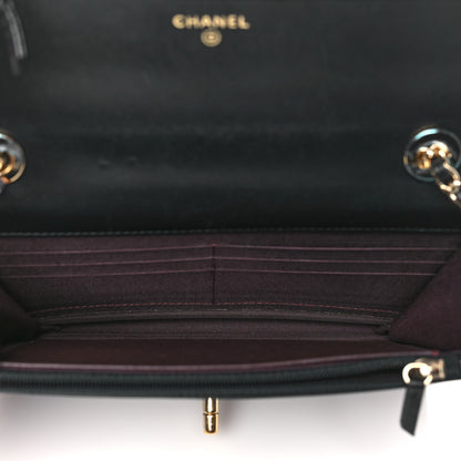Chanel Lambskin Quilted Trendy CC Wallet On Chain WOC Black 5 of 12