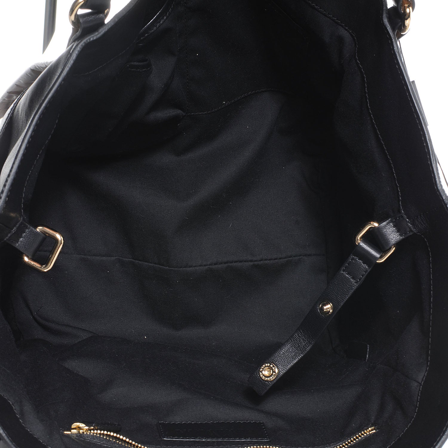 Burberry Lambskin Small Canterbury Tote Black 5 of 11