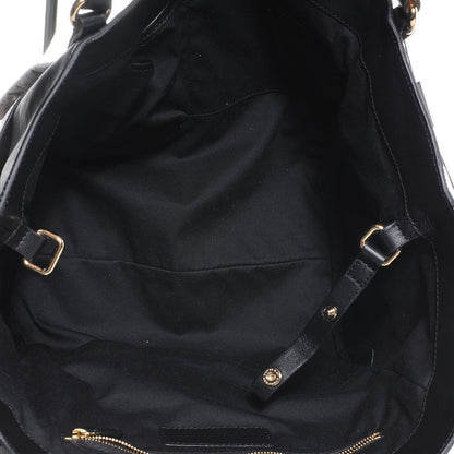 Burberry Lambskin Small Canterbury Tote Black 5 of 11