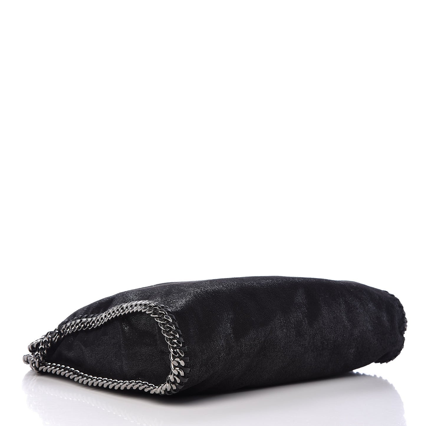 Shaggy Deer Falabella Fold Over Tote Black