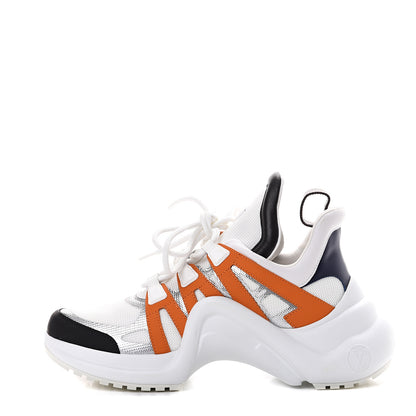 Louis Vuitton Calfskin Technical Nylon LV Archlight Sneaker 39 White 1 of 9