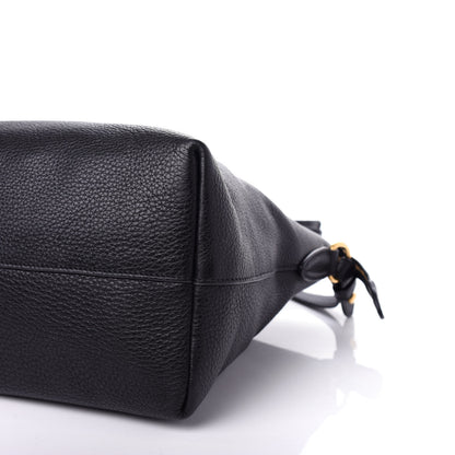 Prada Vitello Phenix Satchel Black 9 of 10