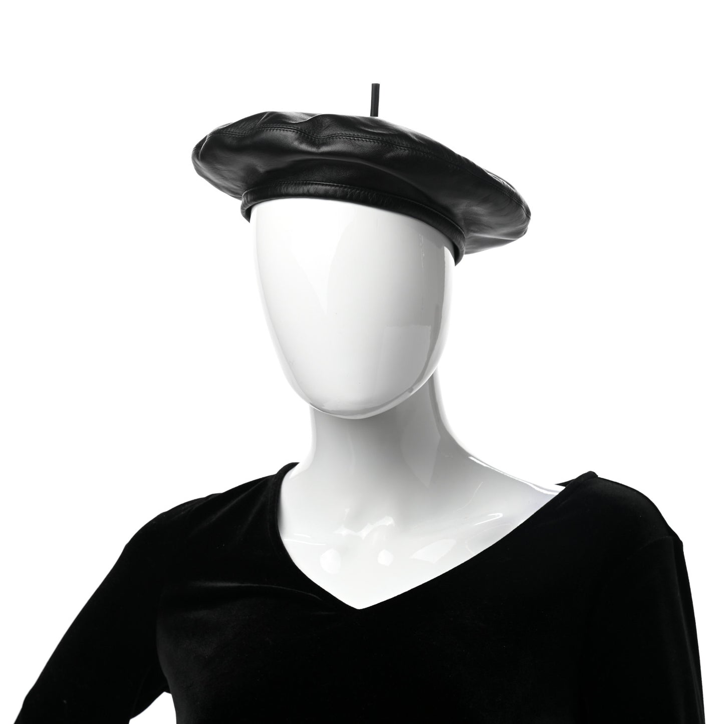 Lambskin D-Dream Beret 58 Black