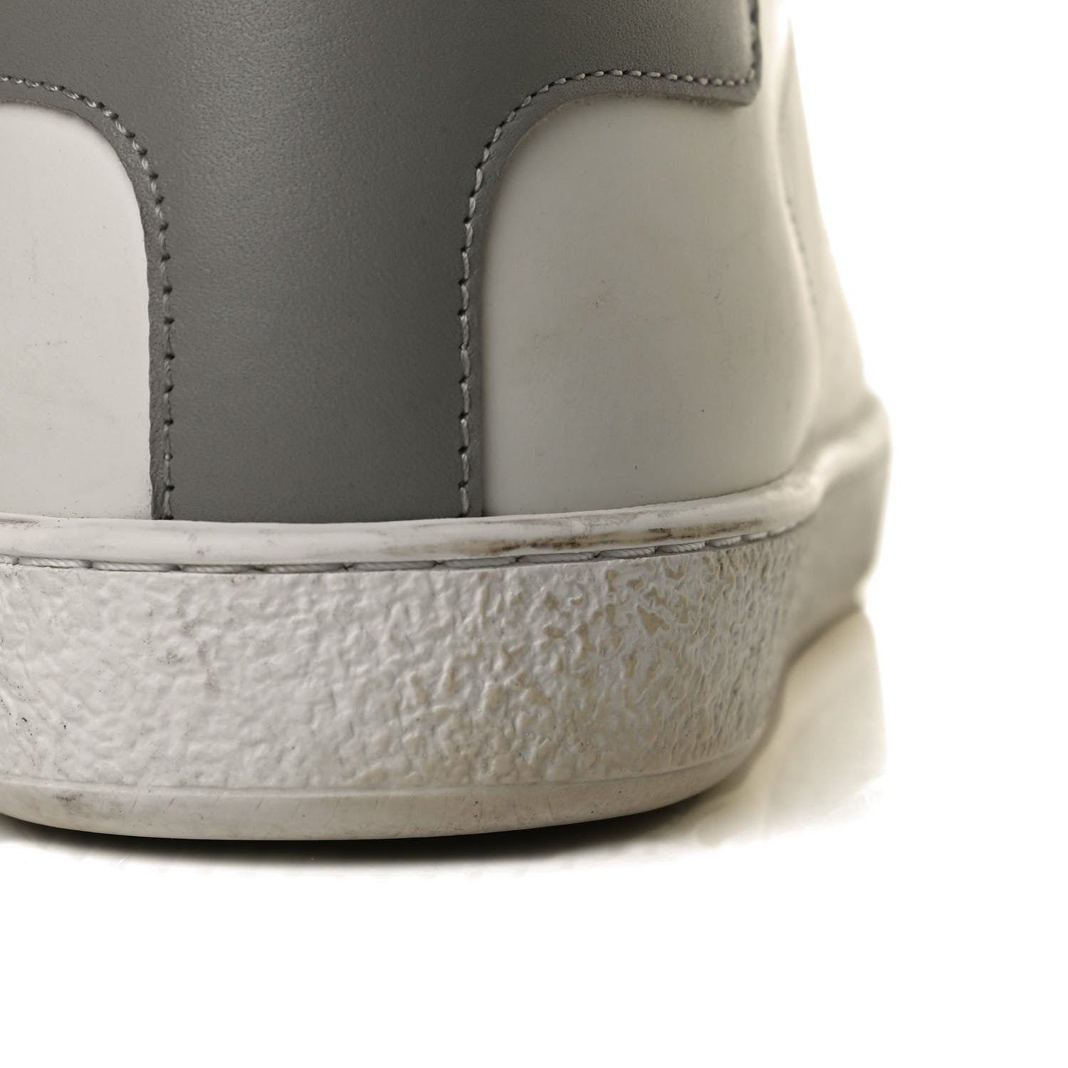 Gucci Calfskin Interlocking G Perforated Womens Ace Sneakers 39 White Grey Sky 12 of 13