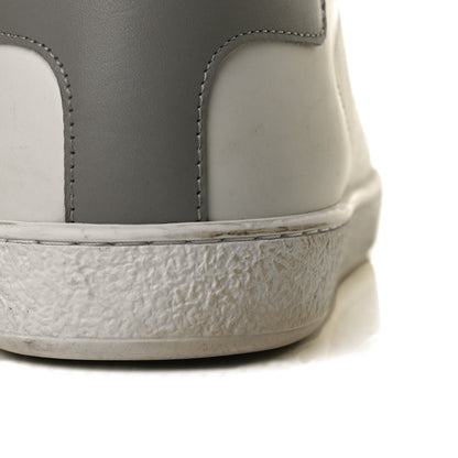 Gucci Calfskin Interlocking G Perforated Womens Ace Sneakers 39 White Grey Sky 12 of 13