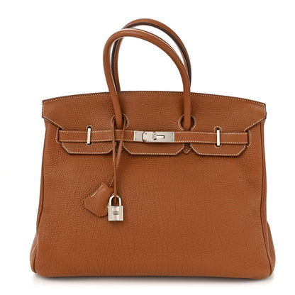 Hermes Togo Birkin 35 Gold 1 of 15