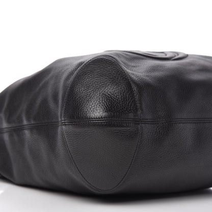 Gucci Pebbled Calfskin Medium Soho Chain Hobo Black 6 of 10