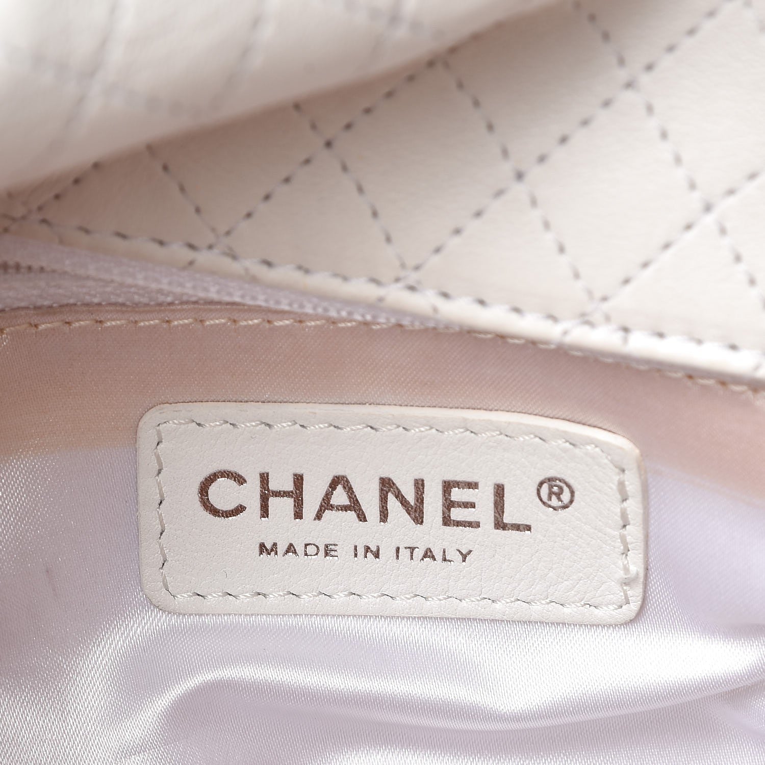 Chanel Lambskin Large Soft and Chain Flap White 6 of 9