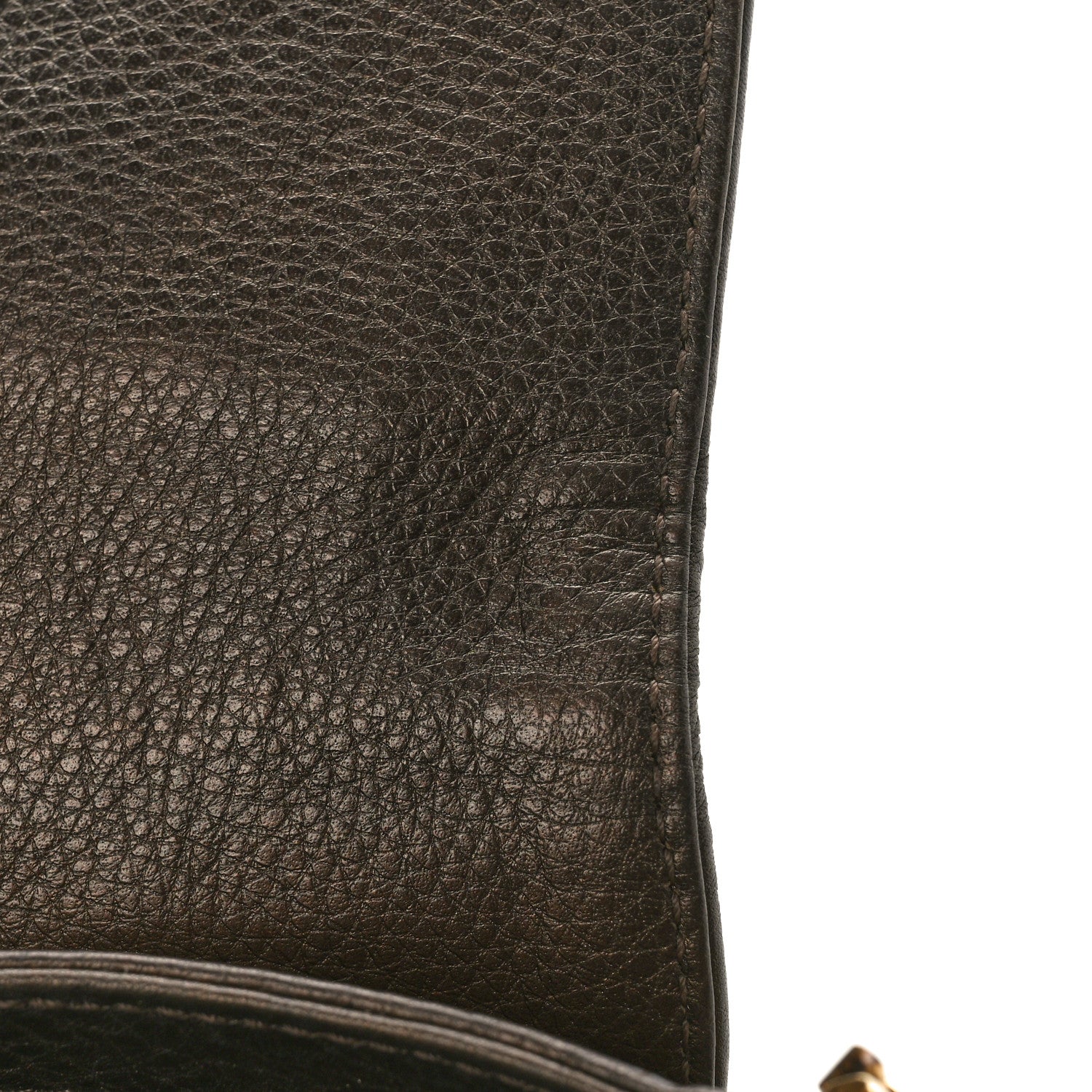 Gucci Pebbled Calfskin Small 1973 Chain Shoulder Bag Winter Leaf 12 of 12