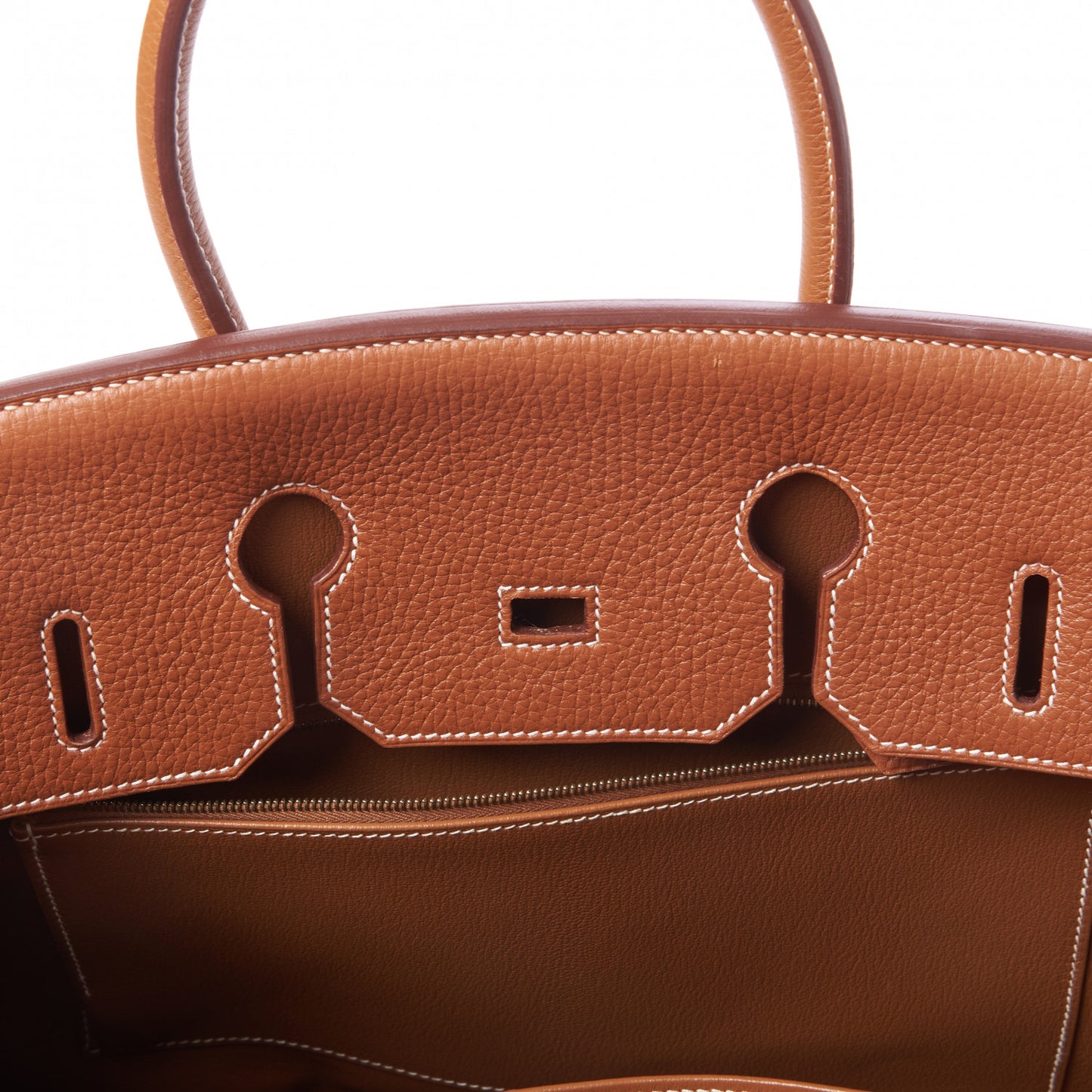Taurillon Clemence Birkin 35 Gold