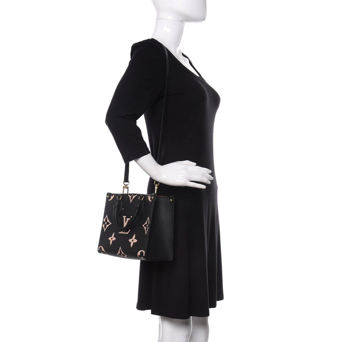 Empreinte Monogram Giant Onthego PM Black Beige