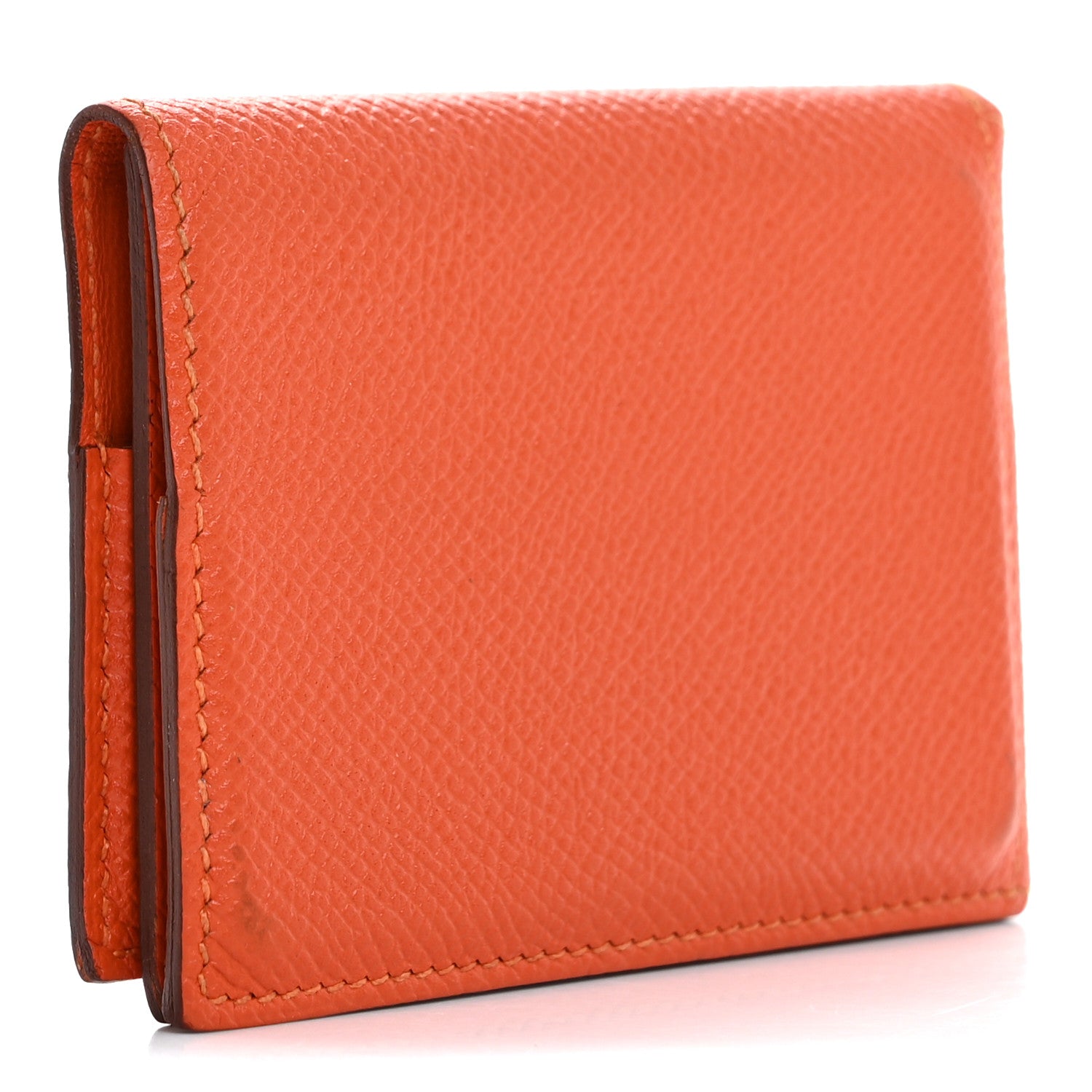 Hermes Epsom Guernesey Card Case Orange 3 of 17
