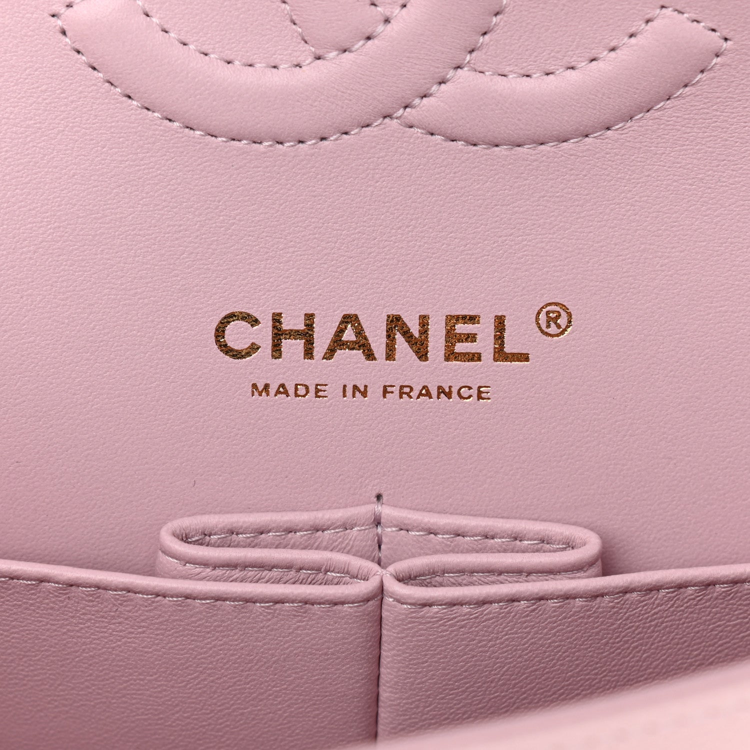 Chanel Caviar Quilted Medium Double Flap Light Pink 6 of 9