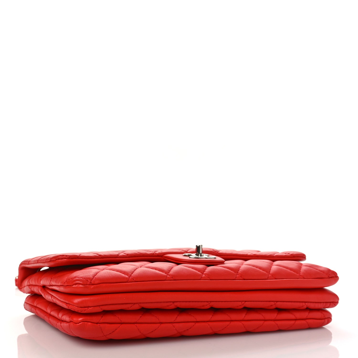 Chanel Calfskin Quilted Tender Touch Flap Bag Red 4 of 9