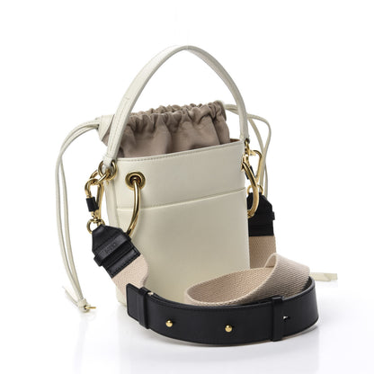 Chloe Smooth Calfskin Mini Roy Bucket Bag Natural White 4 of 11