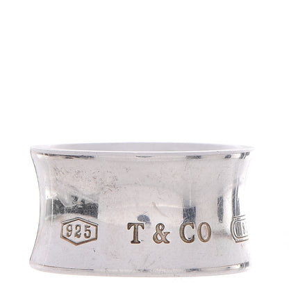 Tiffany Sterling Silver Wide 1837 Ring 56 7.5 1 of 4