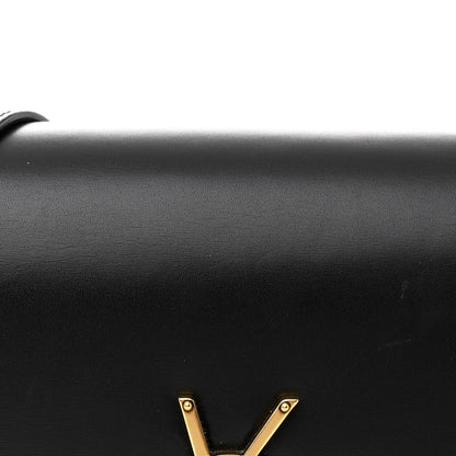 Saint Laurent Box Calfskin Monogram Medium Solferino Satchel Black 8 of 10