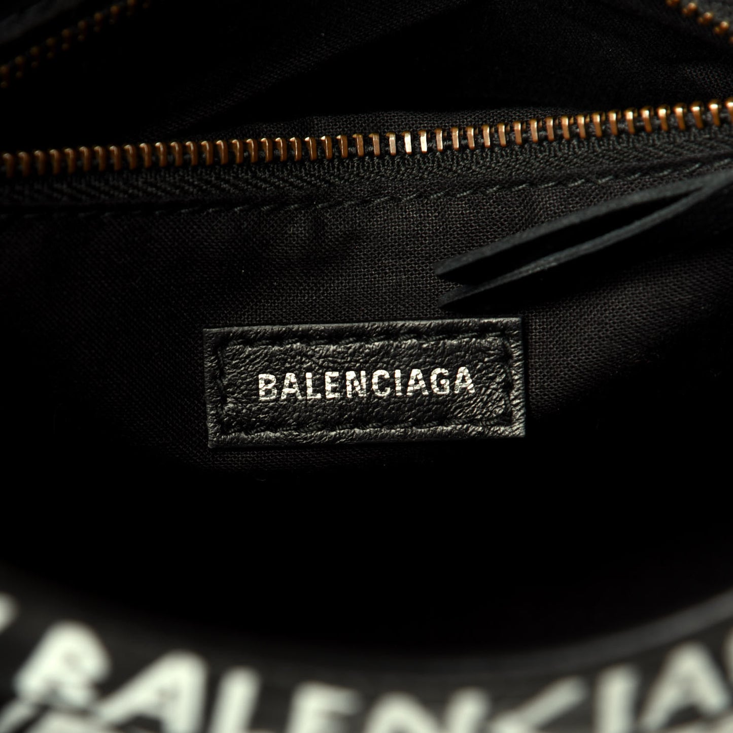 Calfskin Crocodile Embossed Graffiti Classic Hardware Mini City Black White