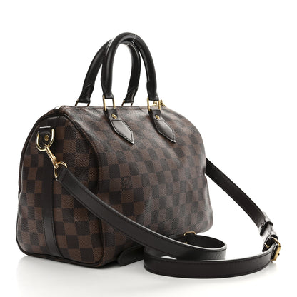Louis Vuitton Damier Ebene Speedy Bandouliere 25 3 of 10