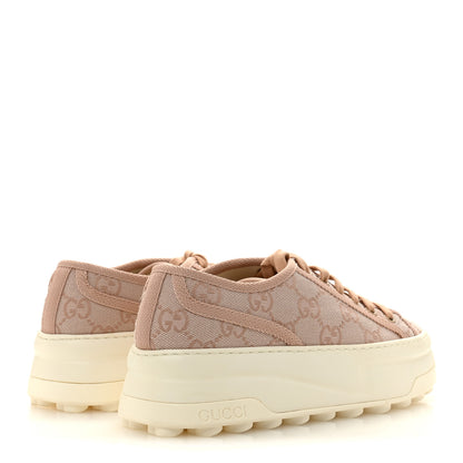 Gucci GG Monogram Womens 1977 Tennis Platform 52mm Sneakers 36 Skin Rose 5 of 9