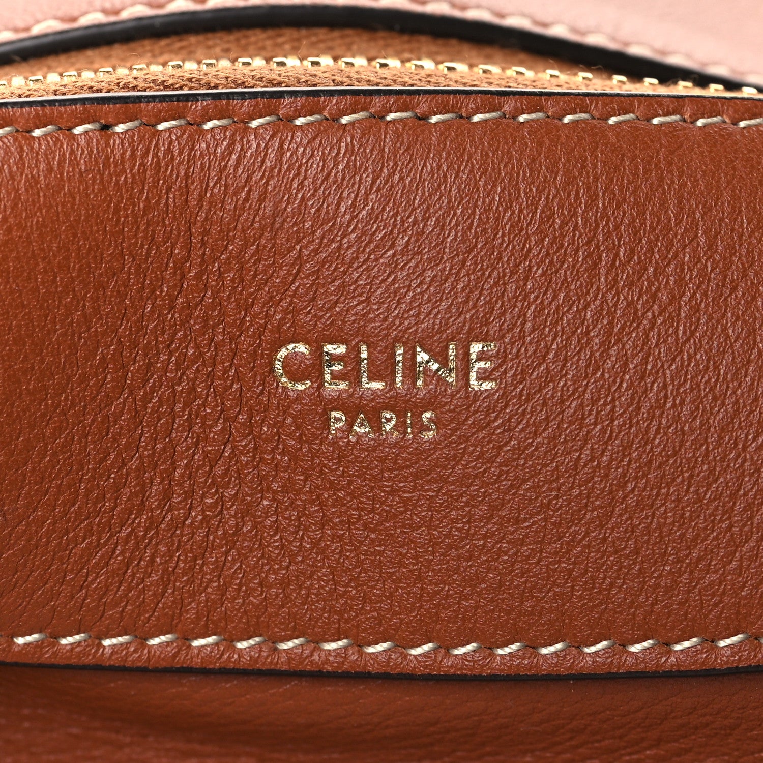 Celine Supple Calfskin Medium Romy Shoulder Bag Tan 6 of 9