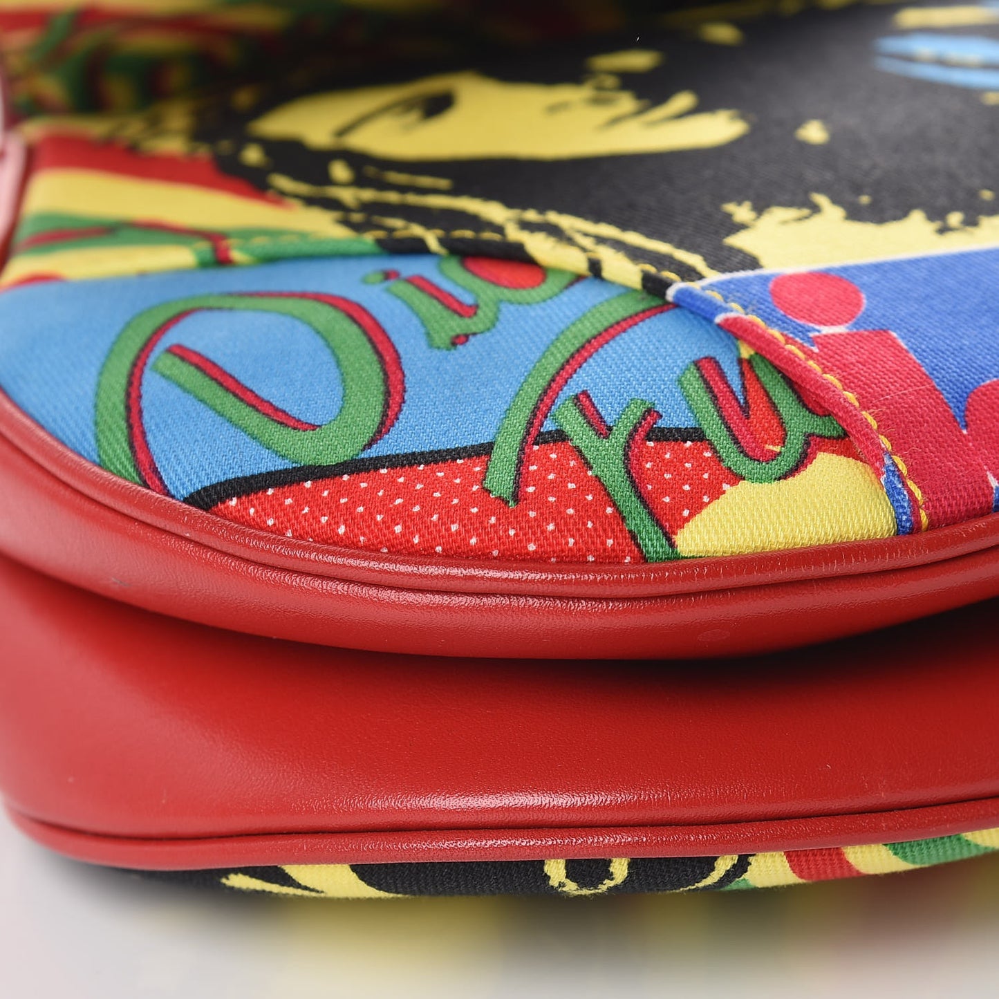 Canvas Bob Marley Saddle Bag Multicolor