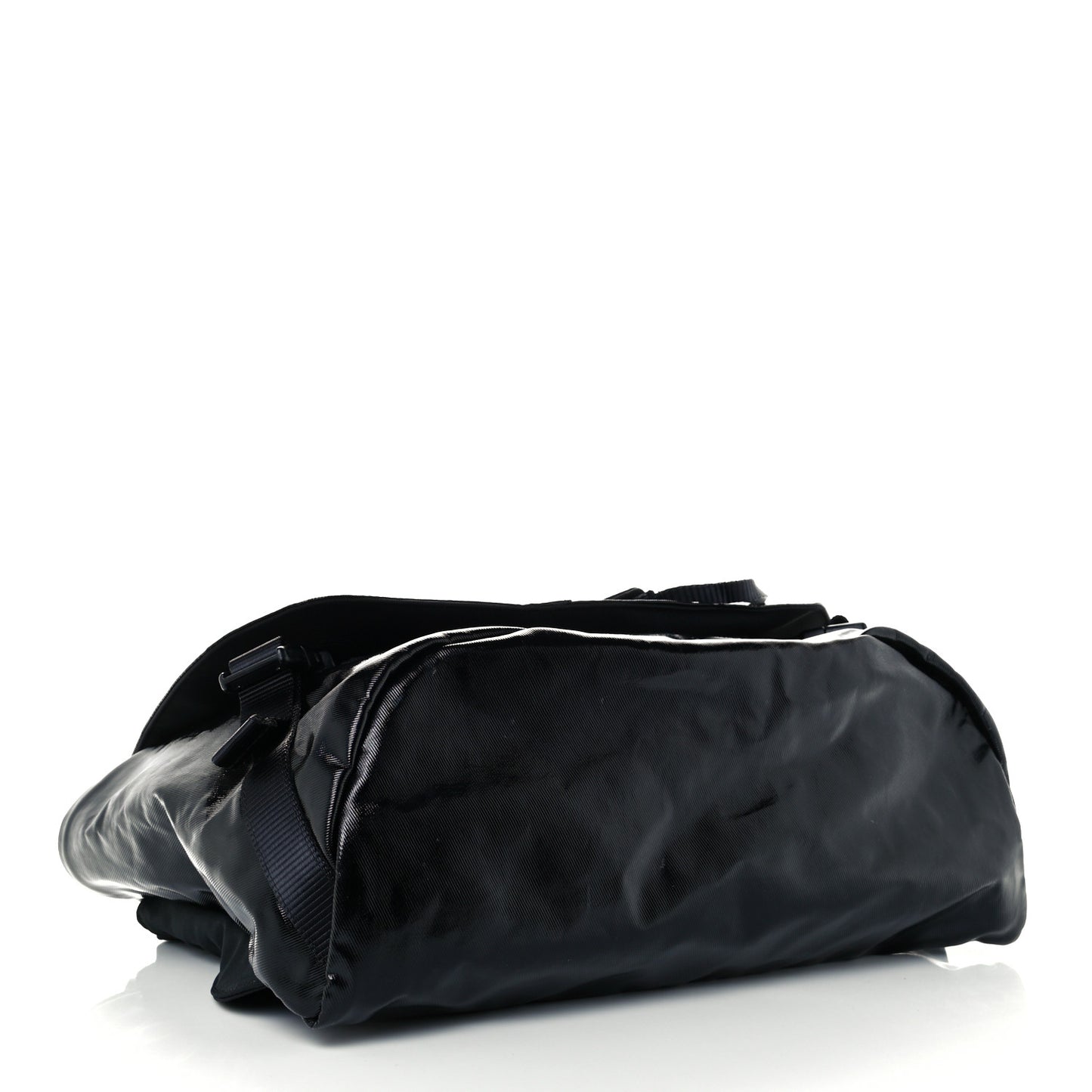 Coated Canvas Sport Messenger Black