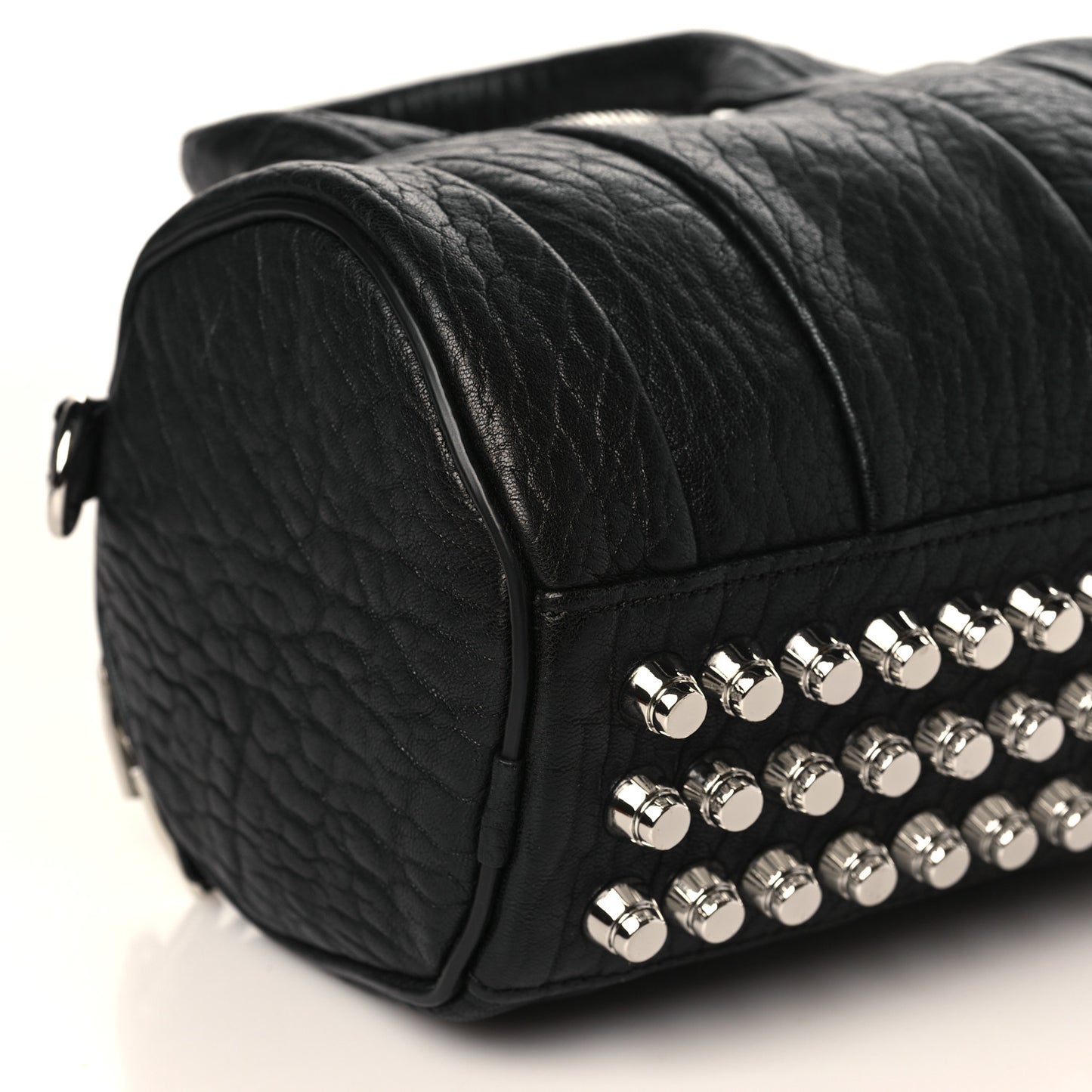 Pebbled Lambskin Mini Rockie Black Rhodium Hardware