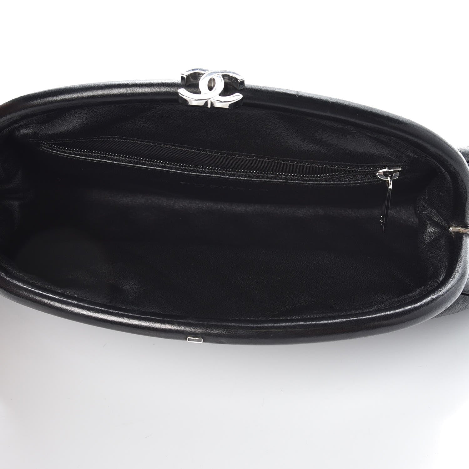 Chanel Lambskin Quilted Timeless Clutch Black 5 of 8