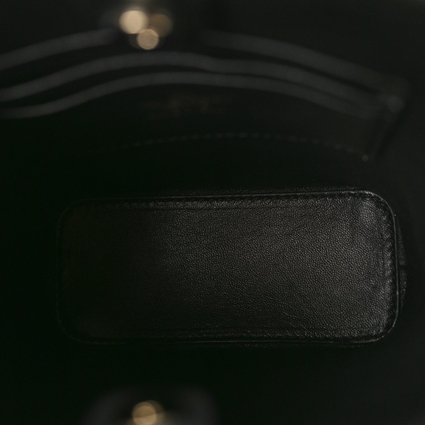 Pebbled Calfskin Rockstud North-South Crossbody Bag Black