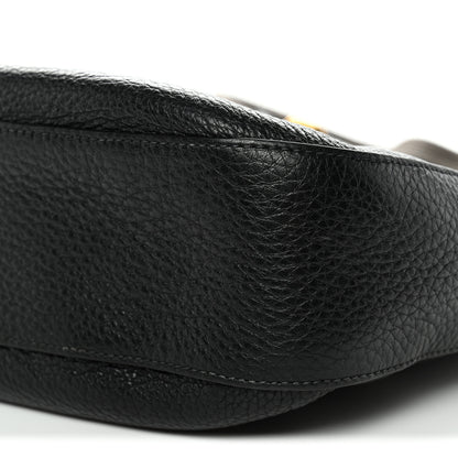 Prada Vitello Phenix Small Zippered Messenger Hobo Black 10 of 10