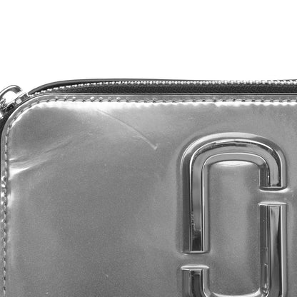 Marc Jacobs Metallic Calfskin Gen Z Snapshot Camera Bag Silver 8 of 10