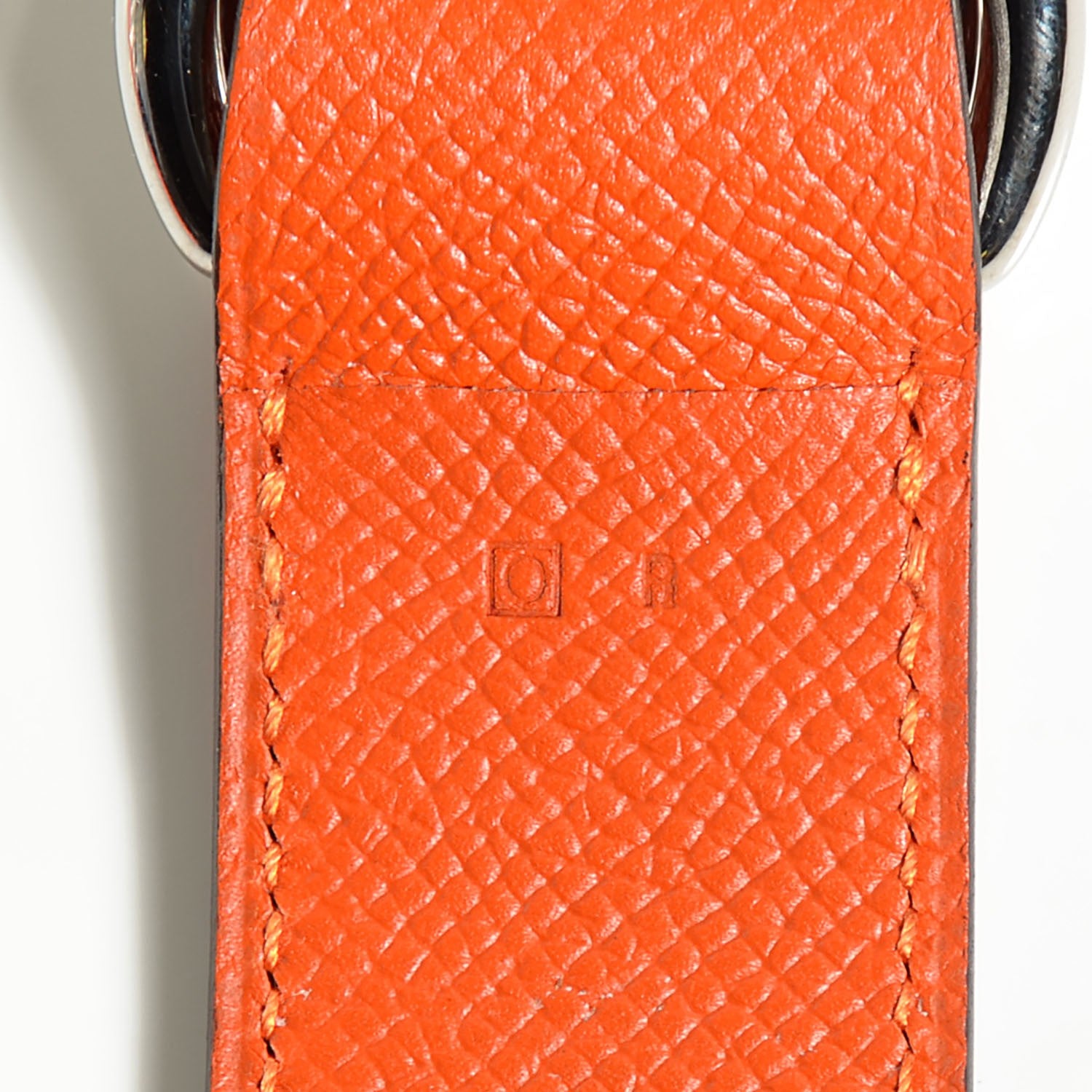 Hermes Epsom Romance Belt Accessory Orange 6 of 7