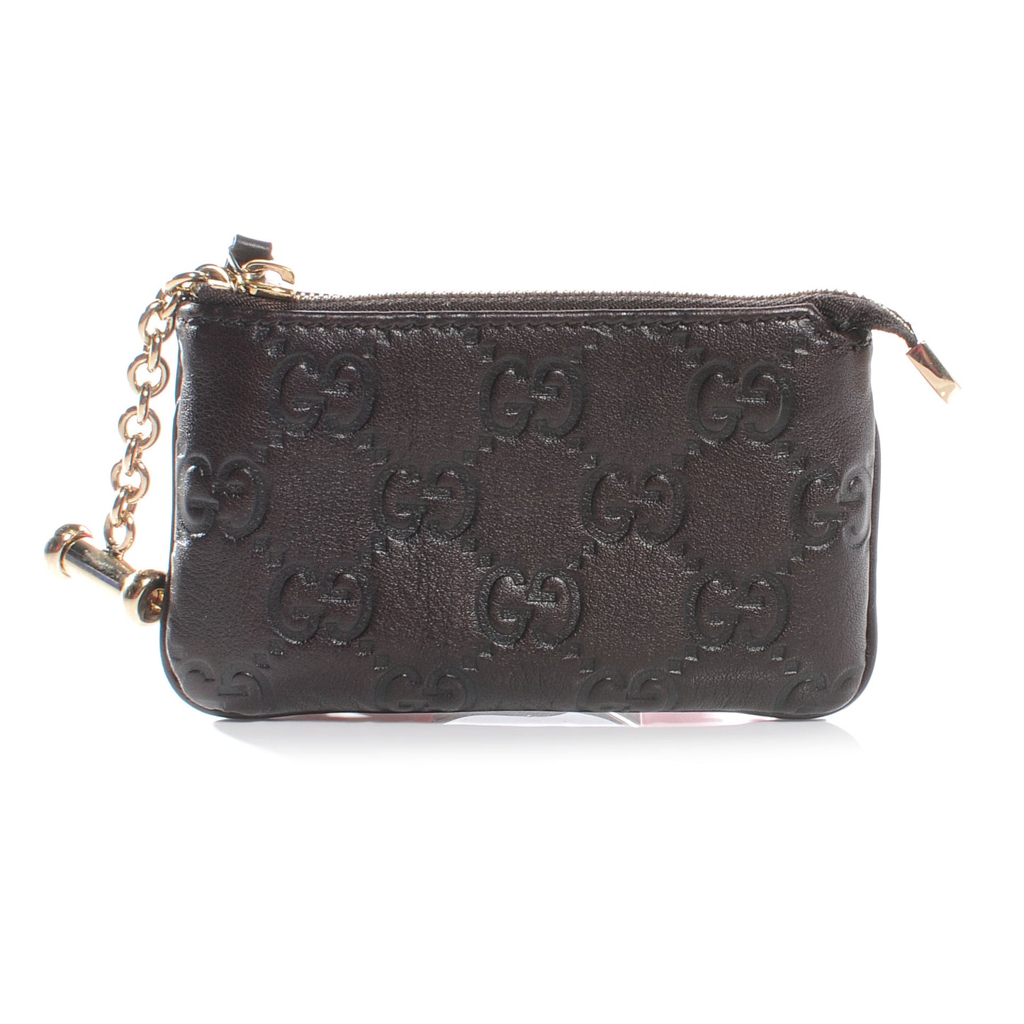 Guccissima Key Case Chocolate