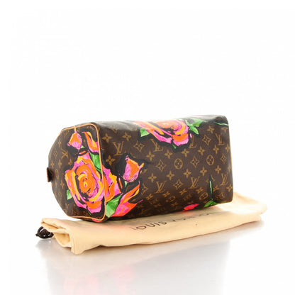 Louis Vuitton Monogram Roses Speedy 30 4 of 7