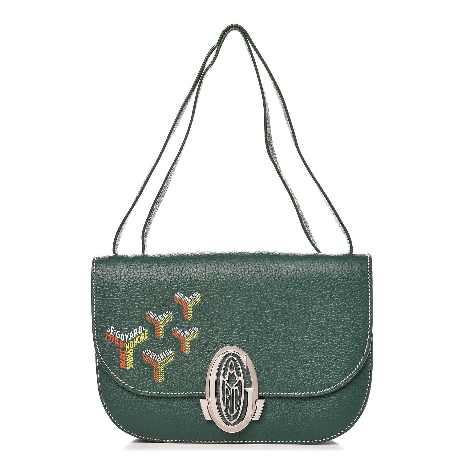 Goyard Taurillon 233 Shoulder Bag Green 1 of 8