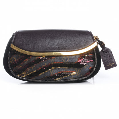 Louis Vuitton Monogram Savage Tiger Clutch Bordeaux 1 of 8