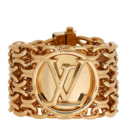 Louis Vuitton Louise Bracelet M Gold 1 of 5