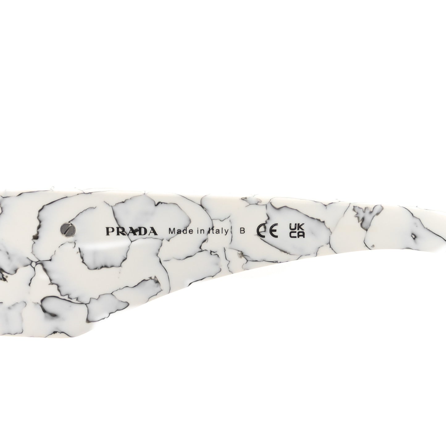 Acetate Symbole Sunglasses SPR 13Z White Marble