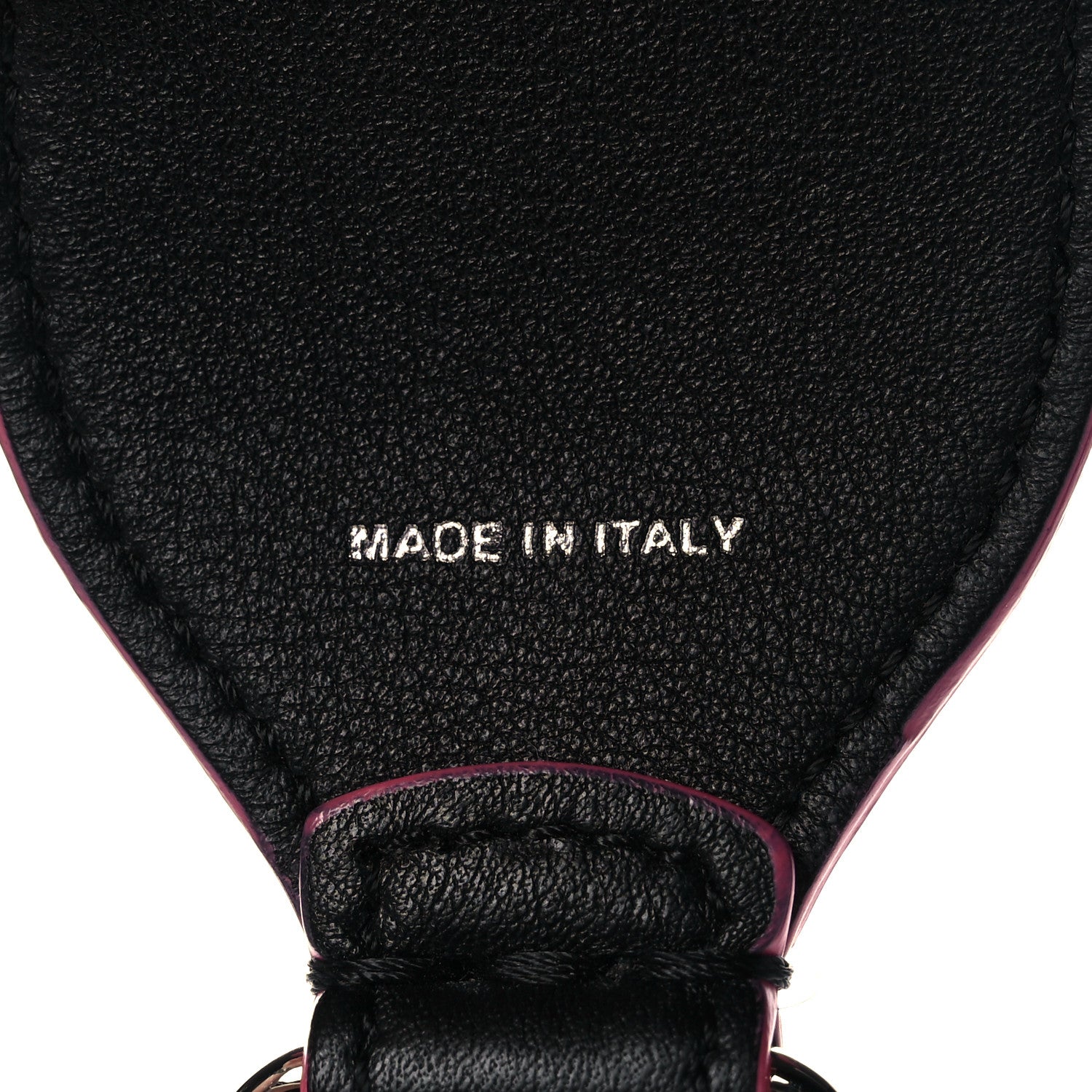 Fendi Calfskin Sequin Fun Fair Strap You Black Multicolor 5 of 5