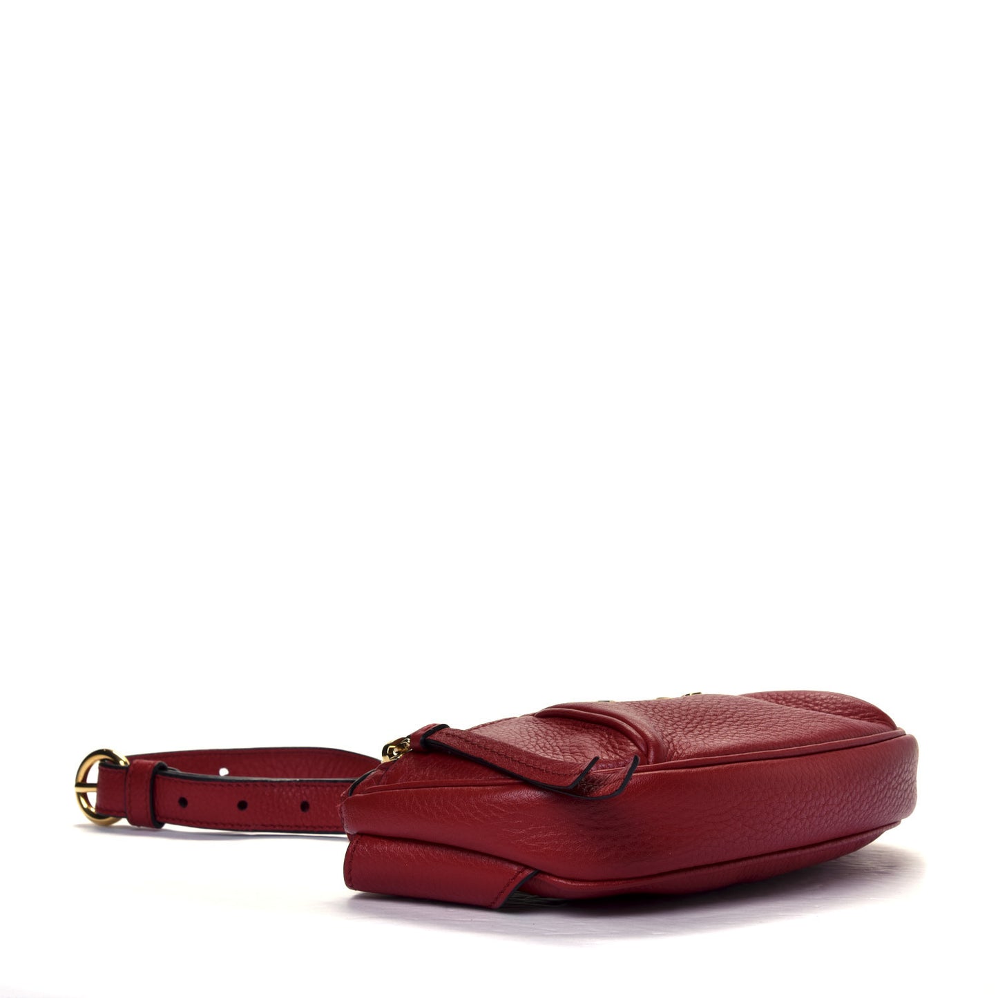 Vitello Daino Small Belt Bag Rosso