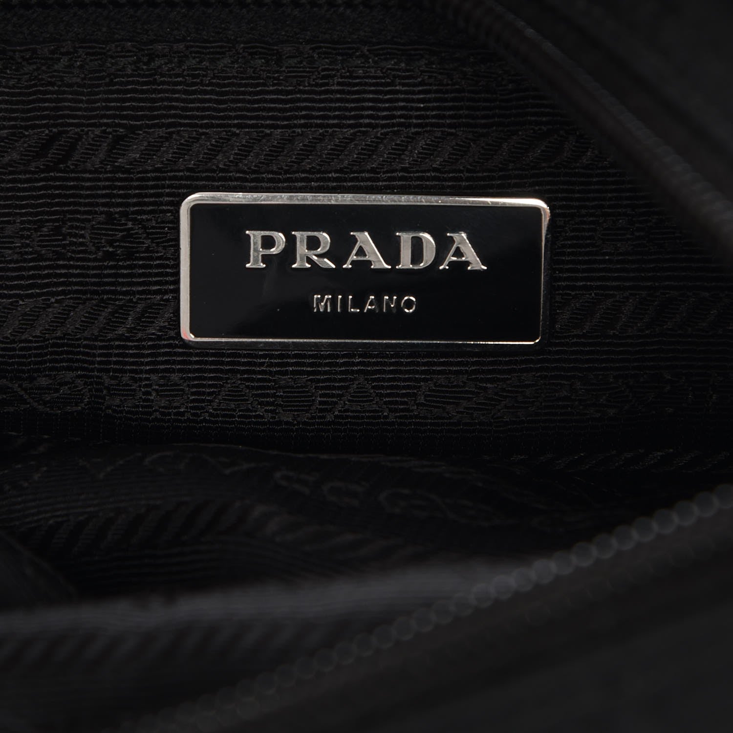 Prada Nylon Vela Small Hunting Bag Black 6 of 8