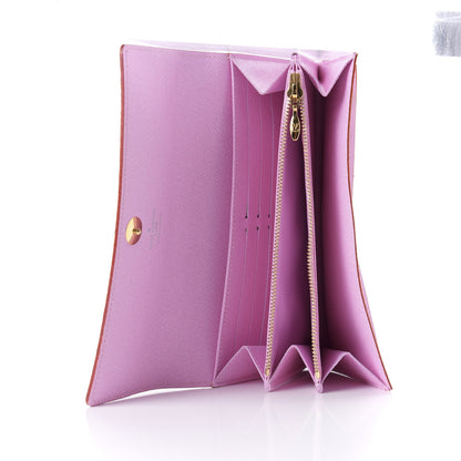 Louis Vuitton Monogram Multicolor Sarah Wallet White Litchi 5 of 8